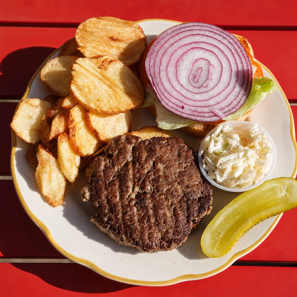 4 Oz Hamburger.
