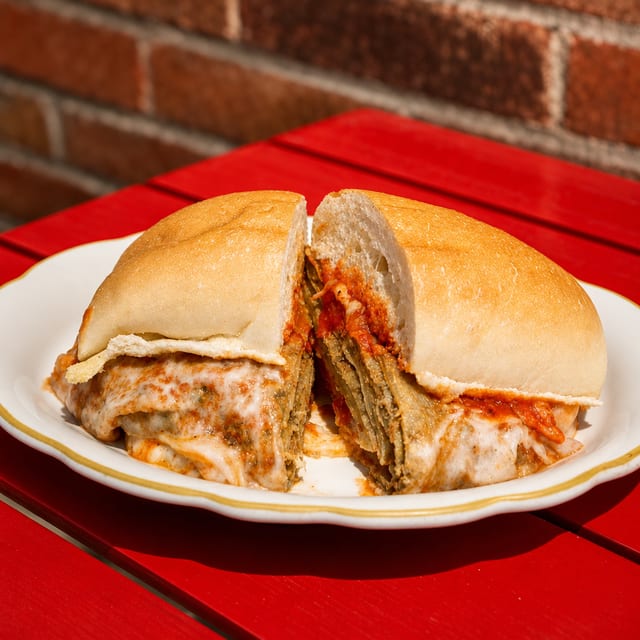 Eggplant Parm Hero.