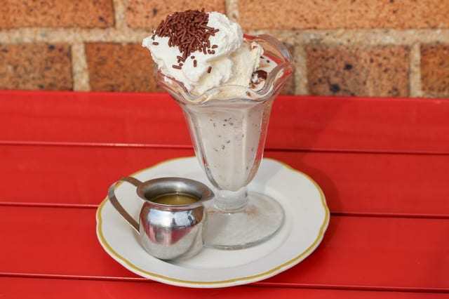 Hot Butterscotch Sundae