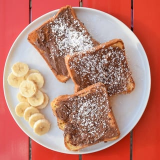 Nutella Stuffed French Toast