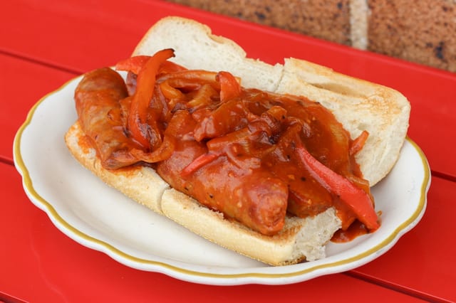 Sausage & Peppers Hero